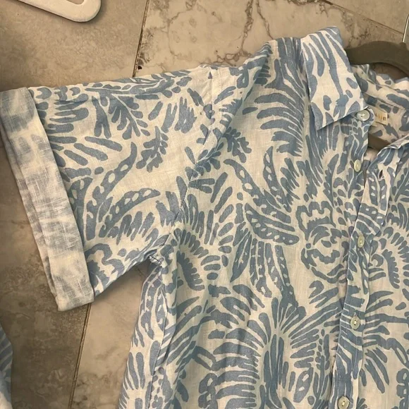 SOLD - Roller Rabbit Linen Ss shirt LIKE NEW size 8 - Picture 6 of 7